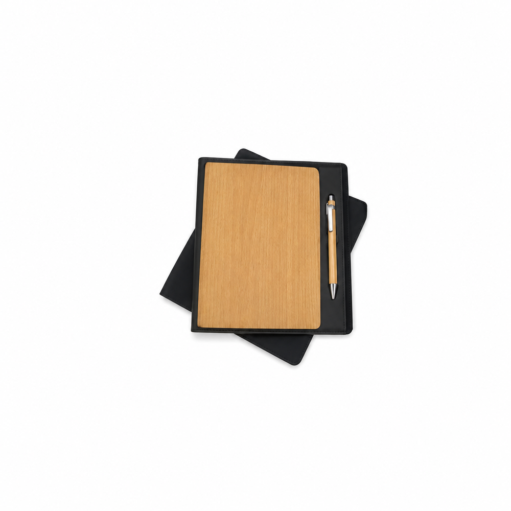 Wooden Diary & Pen set with box
