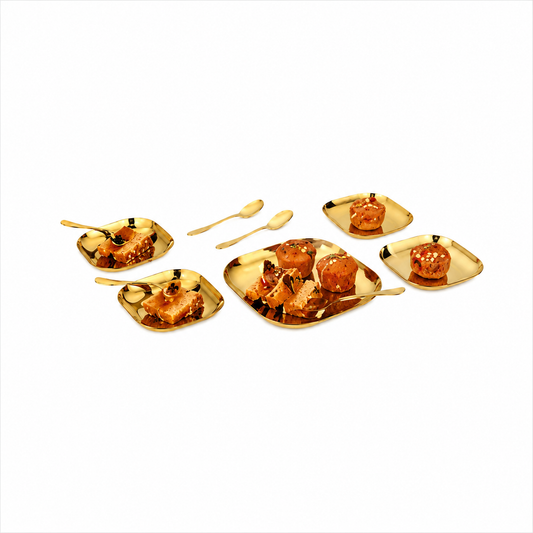 Gold PVD  Serving Set