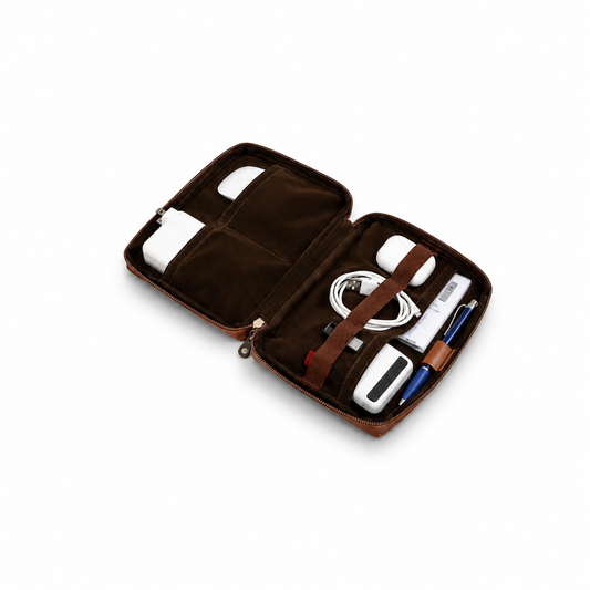 Vegan Leather Gadget Organizer