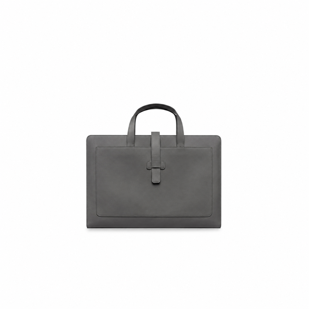 Vegan Leather Laptop Sleeve with Handle