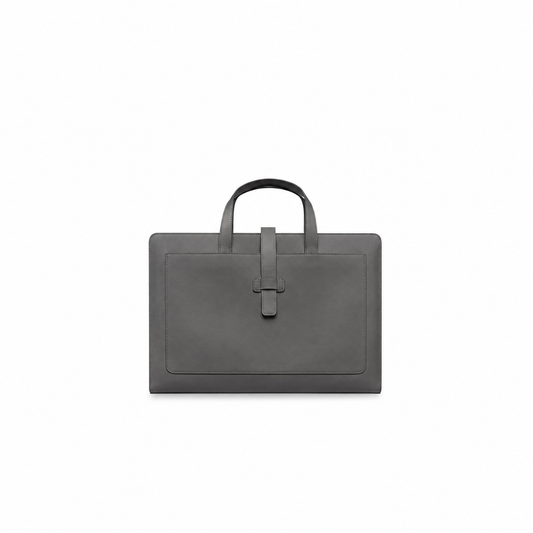 Vegan Leather Laptop Sleeve with Handle