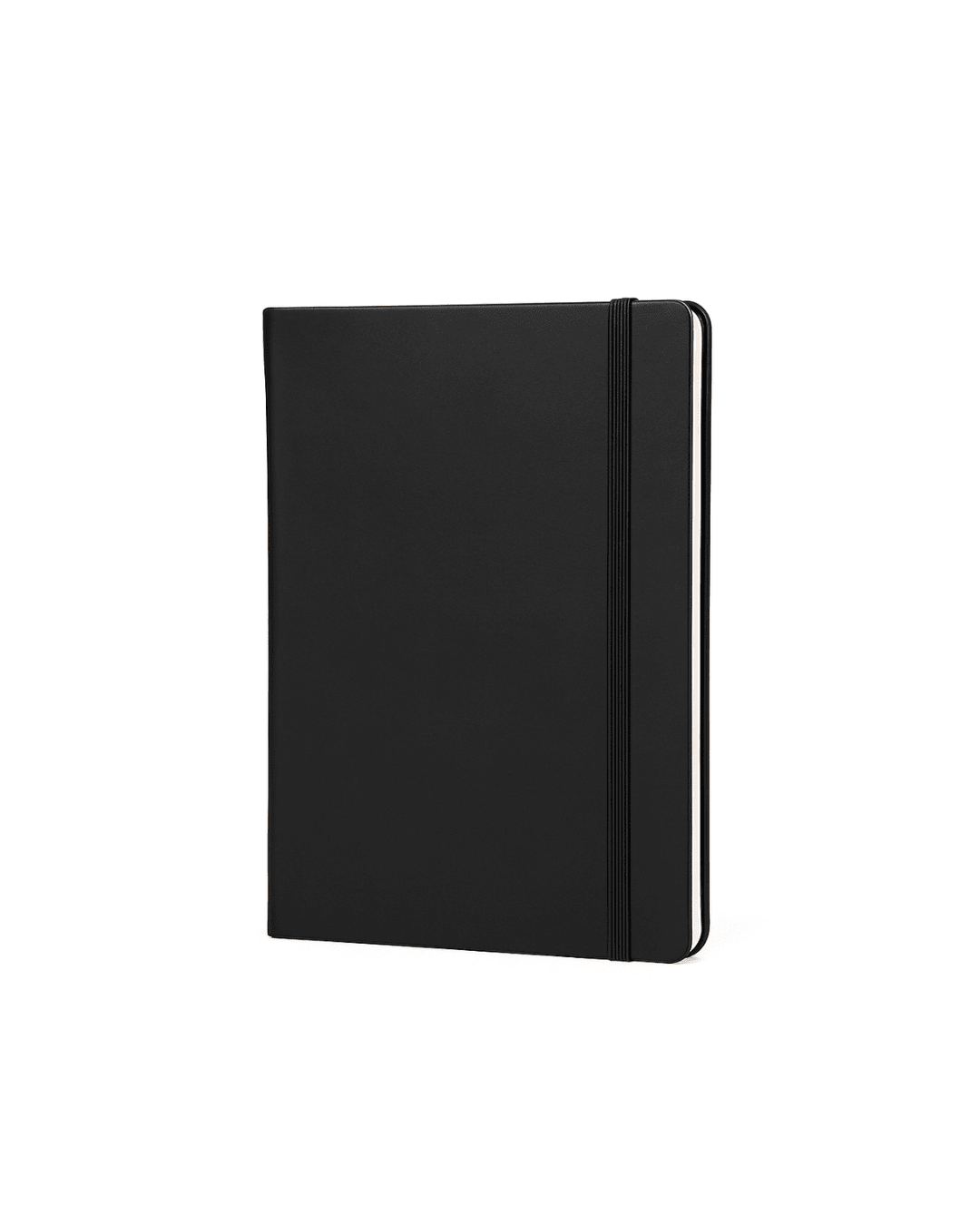Notebook Elastic NonDated A5 - Black
