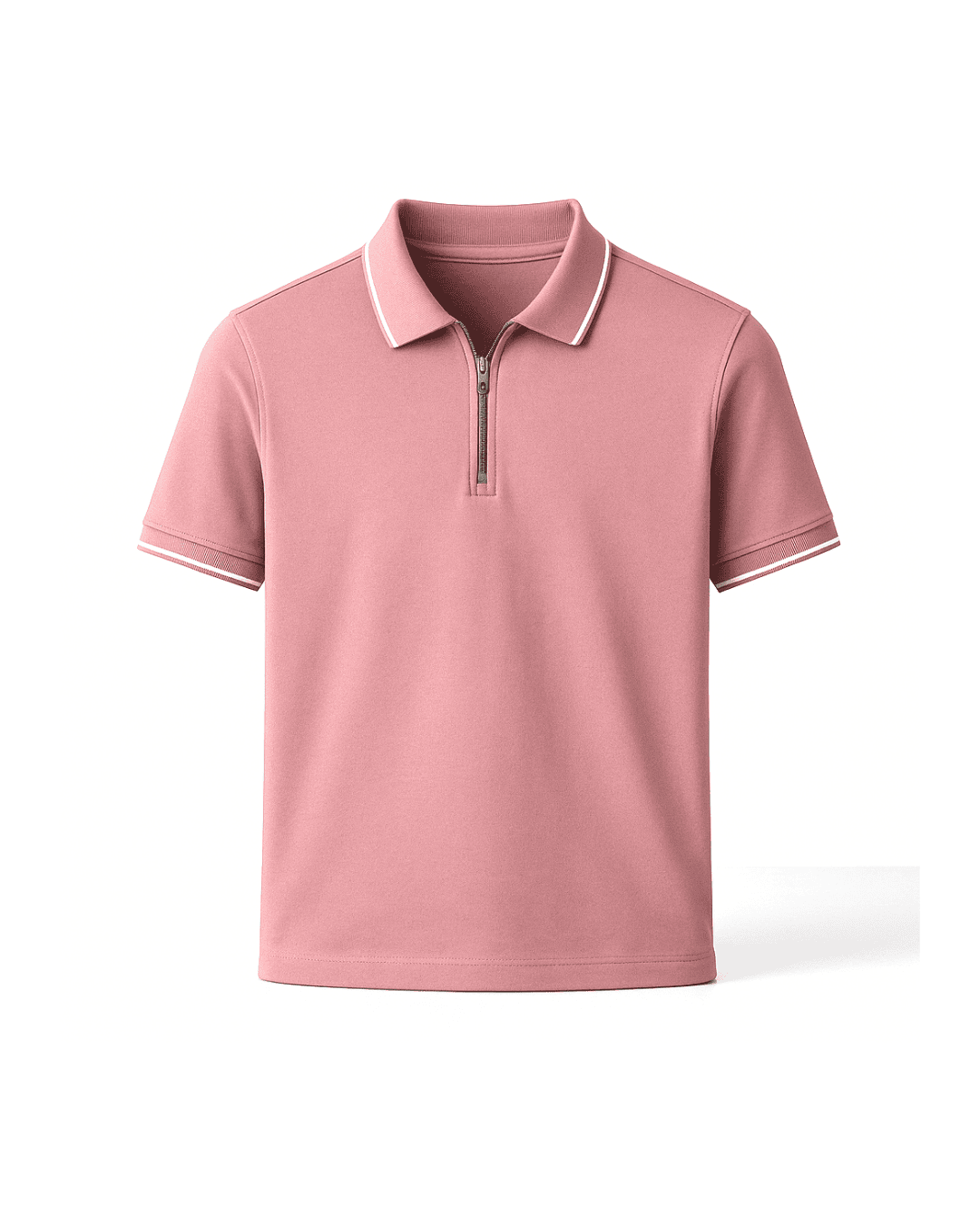 Figo Zipstyle Tshirt Dryfit - WistfulPink ( 160GSM ) Figo Zipstyle Tshirt Dryfit - WistfulPink ( 160GSM )