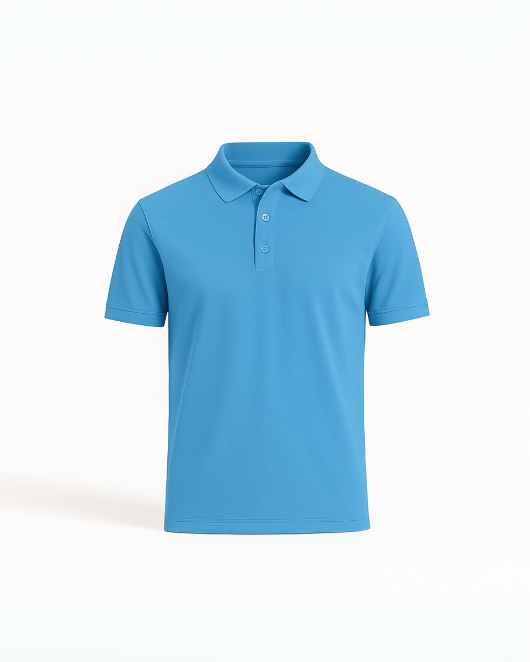 Sky Blue Golfer Polo T-shirt