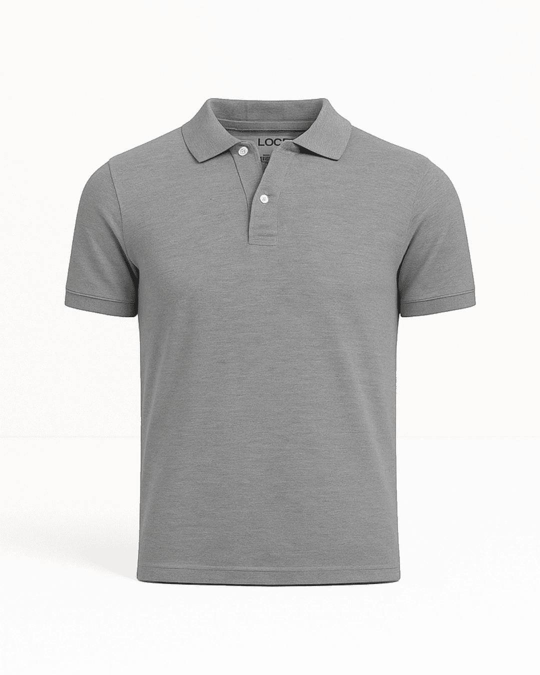 Plain Polo 100% cotton 230gsm - Grey
