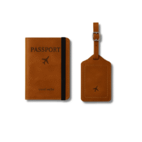 PU Passport Cover & Luggage Tag Combo PU Passport Cover & Luggage Tag Combo