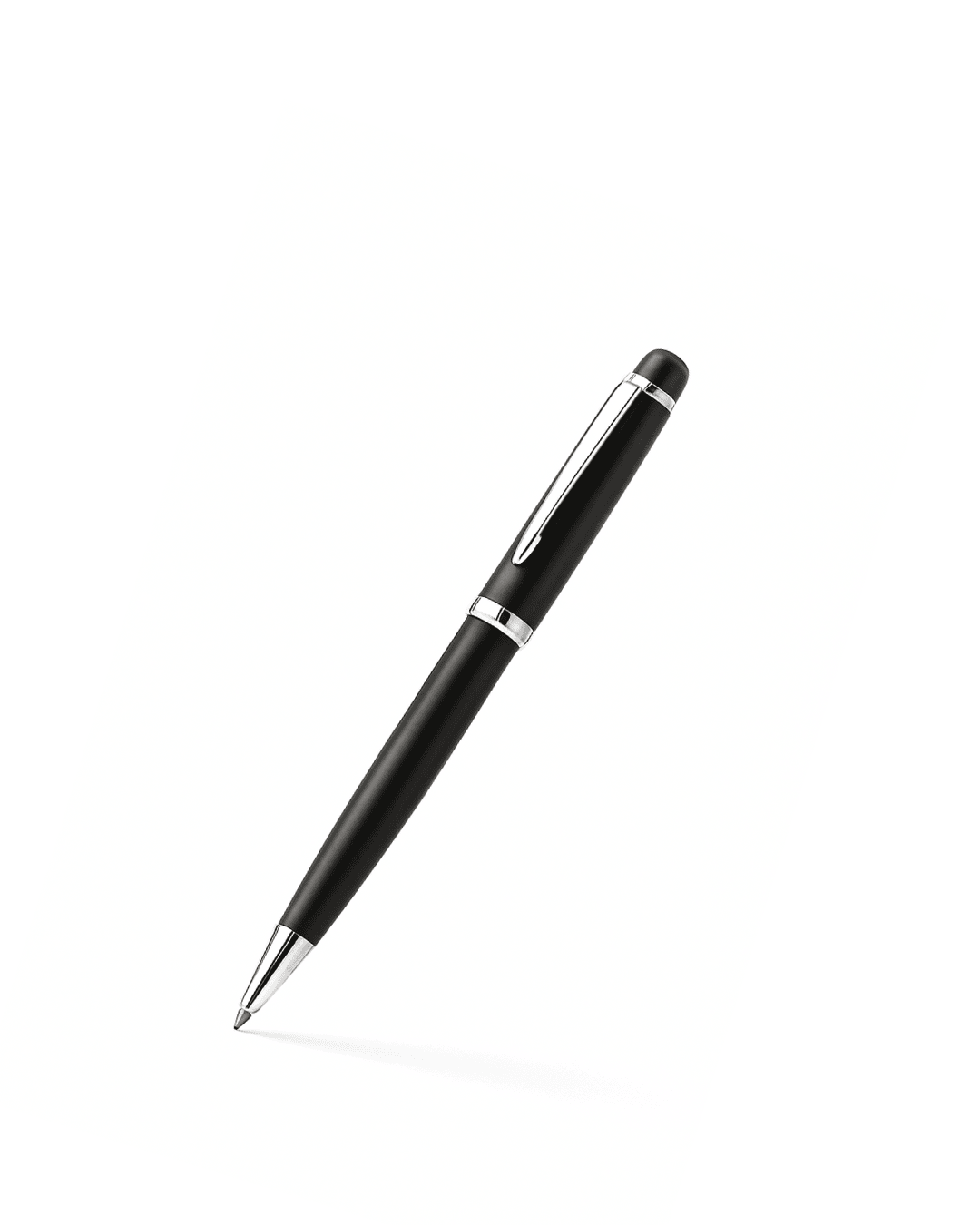 Black Elastic 4 in 1 Pen, Diary, Cardholder & Keychain