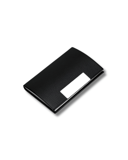 Black Elastic 4 in 1 Pen, Diary, Cardholder & Keychain