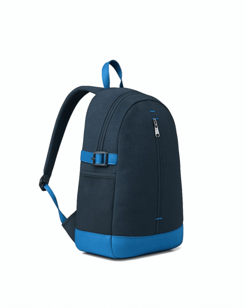 Modern Grey & Blue Laptop Bag