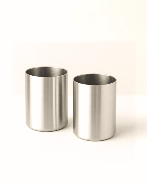 Double-Wall Steel Glasses Double-Wall Steel Glasses