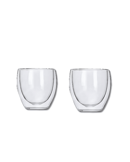 Double Wall Glass Mugs (2 pcs x 250ml) Double Wall Glass Mugs (2 pcs x 250ml)