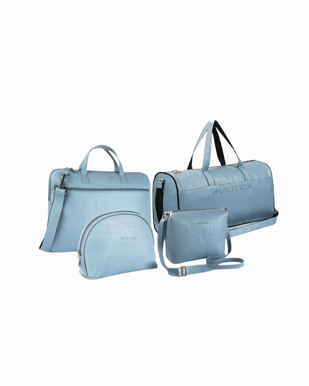 Nautica Light Blue 4-in-1 Travel & Work Set