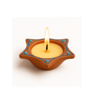Hydrate & Highlight Gift Kit - 04 Ceramic Diya Set