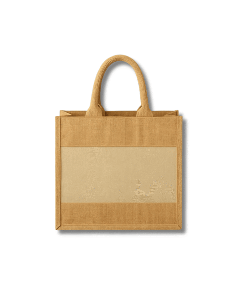 Power & Prasad Hamper Jute Bag with Canvas Pocket