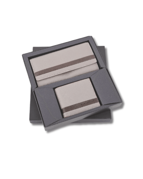 Style & Sound Celebration Set - Giordano Ladies & Gents Wallet Combo (Gray) Giordano Ladies & Gents Wallet Combo (Gray)