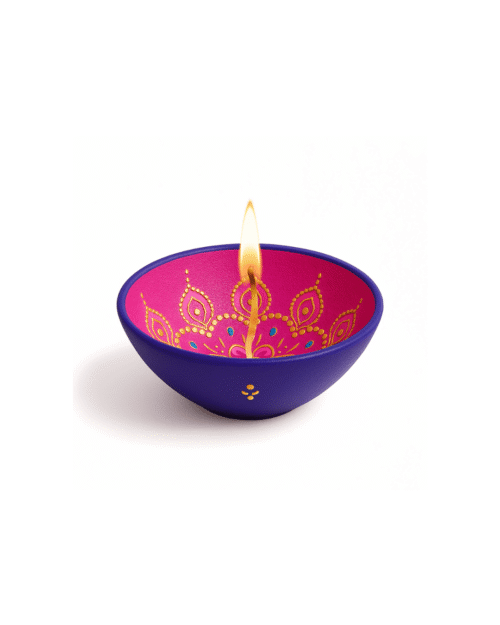 Swaad & Shuddhi Box - 05 Ceramic Diya Set (Set of 2 – Small)
