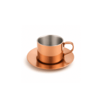 The Aroma & Aura Festive Set - Golden PVD Cup & Saucer Set Golden PVD Cup & Saucer Set