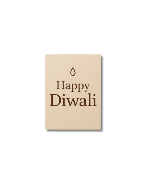 The Diwali Feast & Fragrance Hamper - Festive Greeting Card Festive Greeting Card