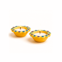 Ceramic Diya Set