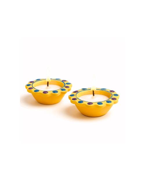 Ceramic Diya Set
